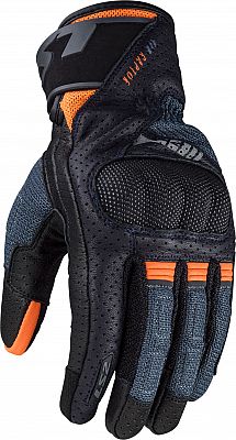 LS2 Air Raptor, Handschuhe perforiert - Schwarz/Dunkelblau/Orange - XL von LS2