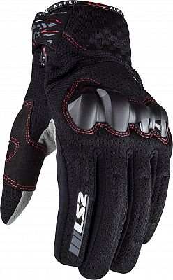 LS2 Chaki, Handschuhe perforiert - Schwarz - M von LS2