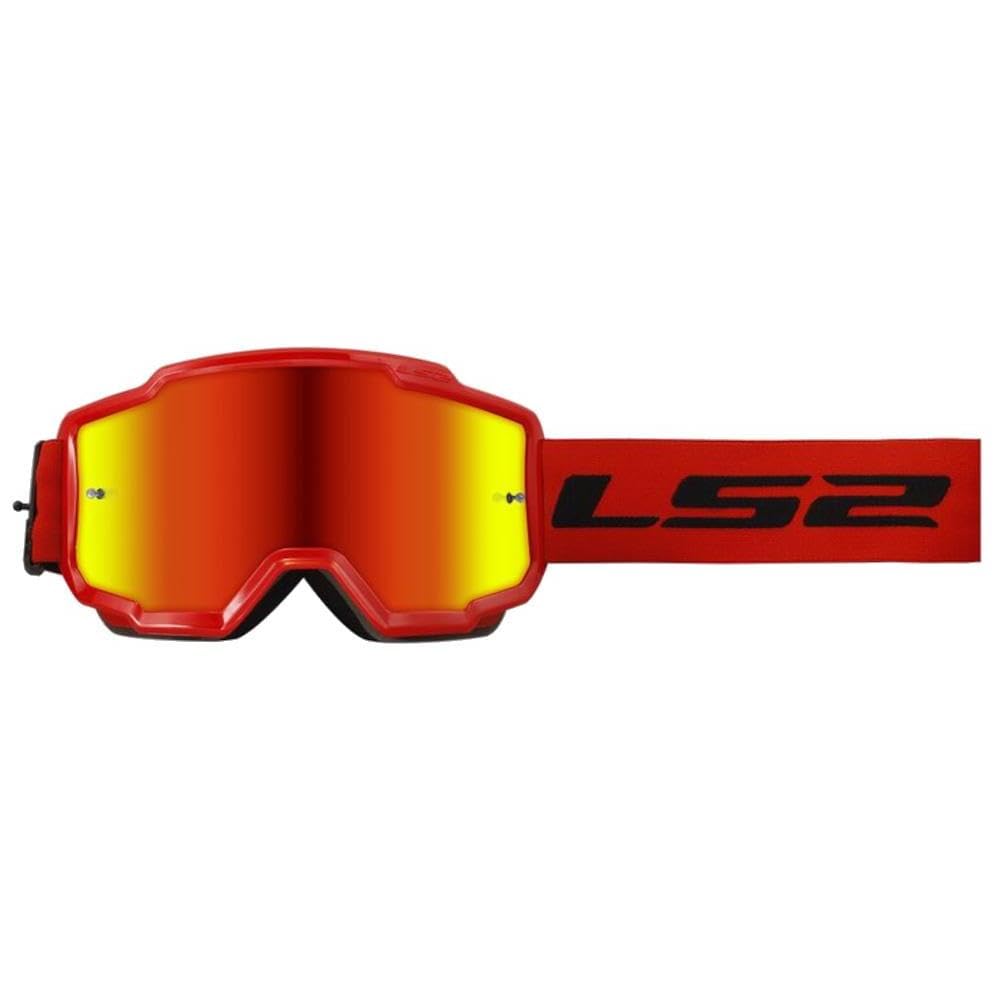 LS2 Crossbrille Charger Iridium MX Brille, RED IRIDIUM von LS2