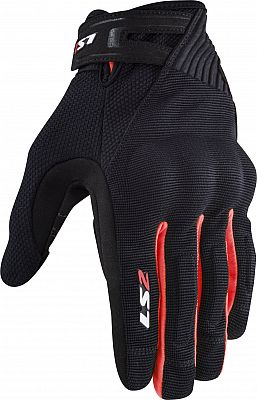 LS2 Dart II, Handschuhe - Schwarz/Rot - L von LS2