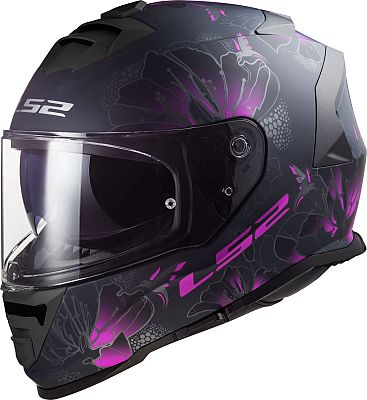 LS2 FF800 Storm II Burst, Integralhelm - Matt Schwarz/Pink - 3XL von LS2