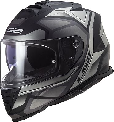 LS2 FF800 Storm II Faster, Integralhelm - Matt Schwarz/Grau - L von LS2