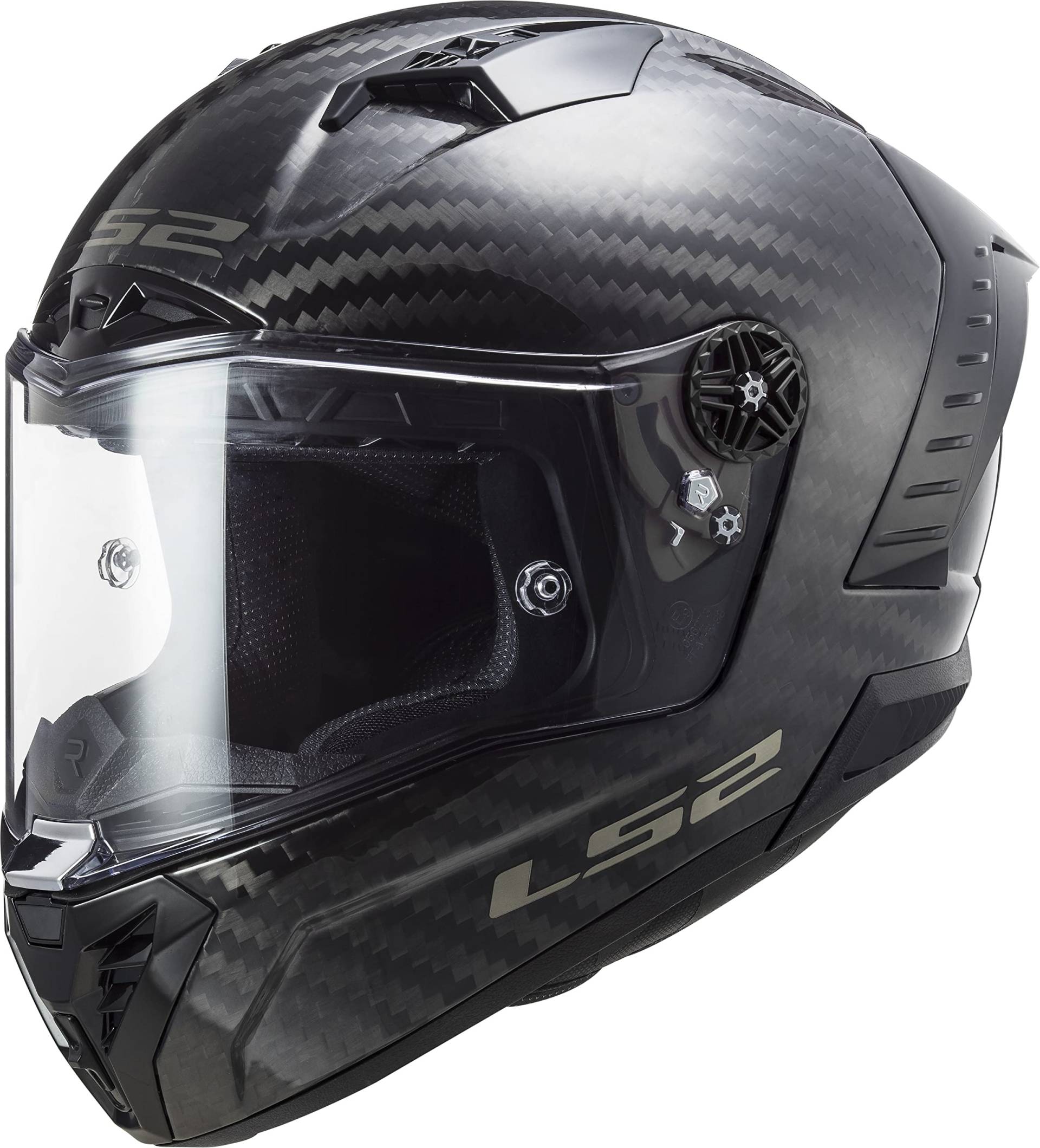 LS2 FF805 Thunder C Plus Solid Carbon Motorradhelm Carbonhelm Racinghelm, S von LS2