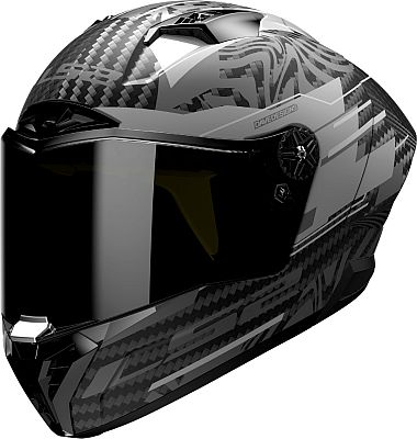 LS2 FF805 Thunder Carbon GP Polar, Integralhelm - Matt-Schwarz - XL von LS2