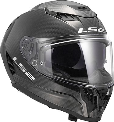 LS2 FF807 Dragon Carbon Solid, Integralhelm - Matt-Schwarz - 3XL von LS2