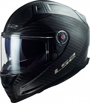 LS2 FF811 Vector II Carbon Solid, Integralhelm - Schwarz - XL von LS2