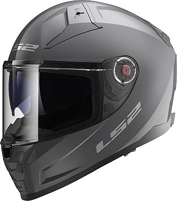 LS2 FF811 Vector II Solid, Integralhelm - Grau - 3XL von LS2