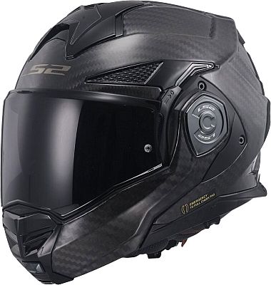 LS2 FF901 Advant X Carbon Solid, Modularhelm - Schwarz - L von LS2