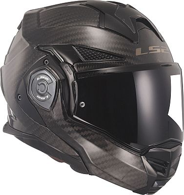 LS2 FF901 Advant X Carbon Solid, Modularhelm - Schwarz - XXL von LS2