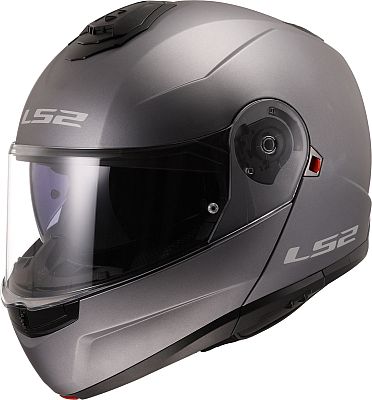 LS2 FF908 Strobe II Solid, Klapphelm - Matt-Grau - XL von LS2