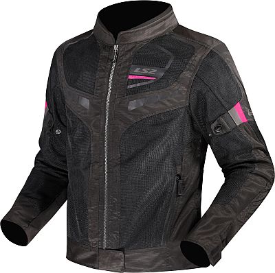 LS2 Garda Air, Textiljacke Damen - Schwarz/Pink - M von LS2