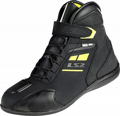 LS2 Garra, Schuhe wasserdicht - Schwarz/Neon-Gelb - 44 EU von LS2