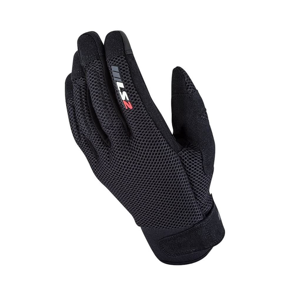 LS2 70080S0012XS Motorradhandschuhe Cool, Damen, Schwarz, XS von LS2