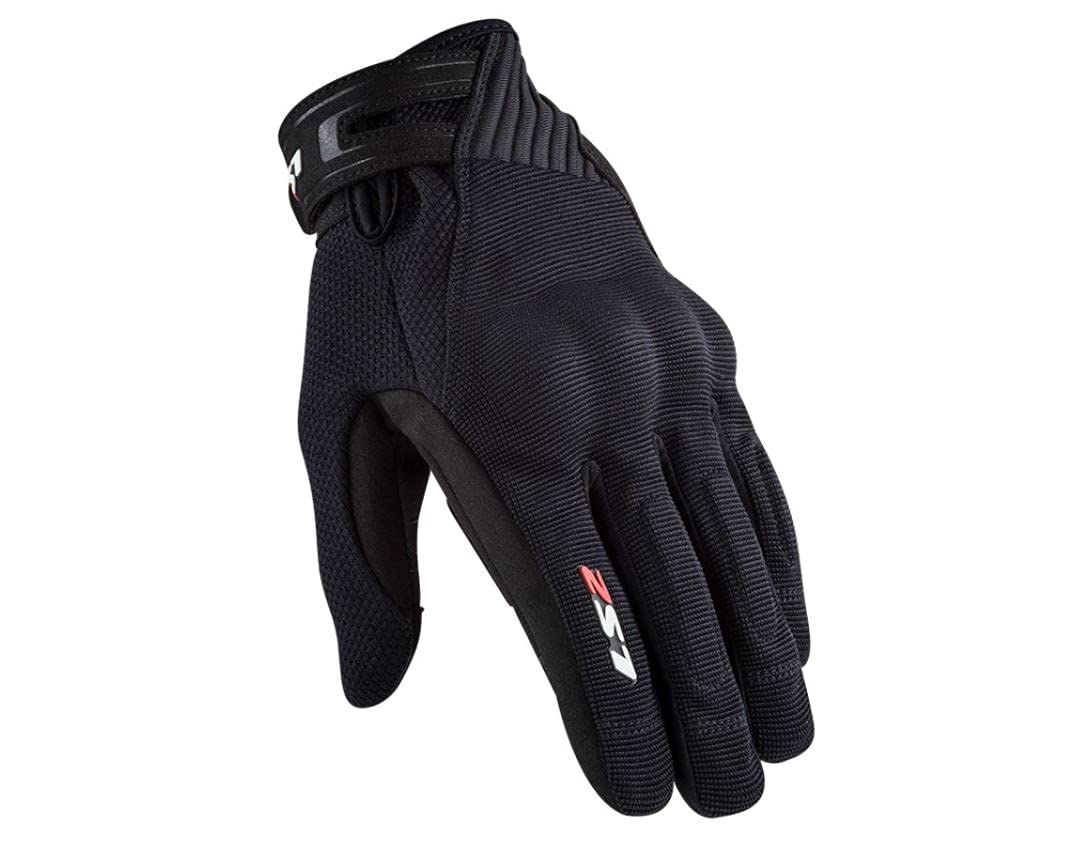 LS2 70011F0112M Motorradhandschuhe Dart 2, Herren, Schwarz, M von LS2