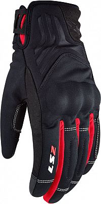 LS2 Jet II, Handschuhe wasserdicht Damen - Schwarz/Neon-Gelb - L von LS2