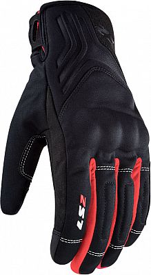 LS2 Jet II, Handschuhe wasserdicht - Schwarz/Neon-Gelb - L von LS2