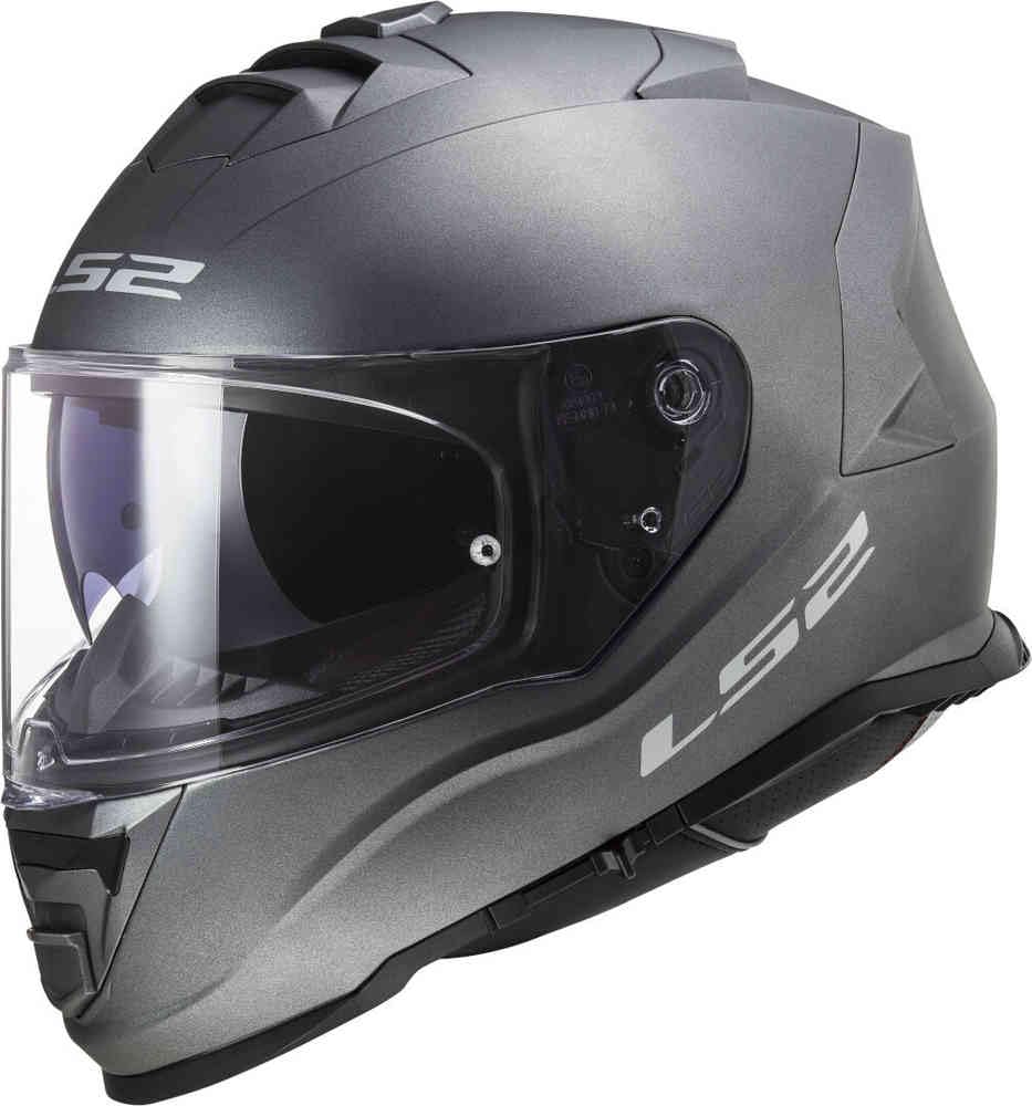 LS2 Motorradhelm FF800 STORM SOLID MATT TITANIUM, Titanium, L von LS2