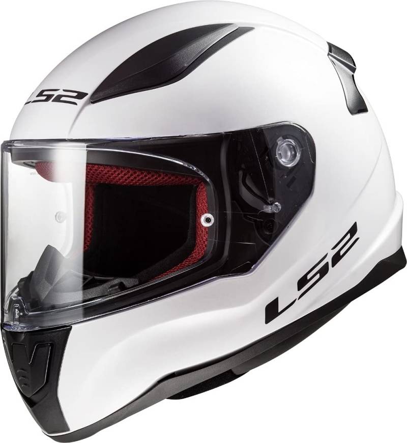 LS2, Integraler Motorradhelm RAPID SOLID White, L von LS2