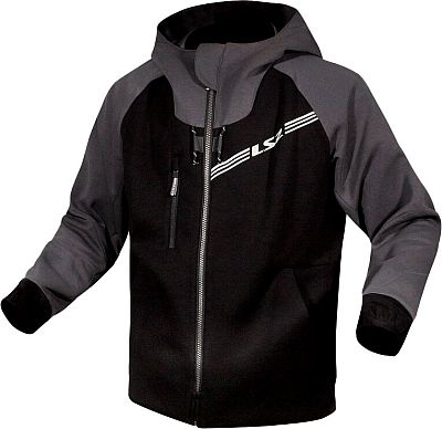 LS2 Throttle, Textiljacke - Schwarz/Dunkelgrau - XXL von LS2