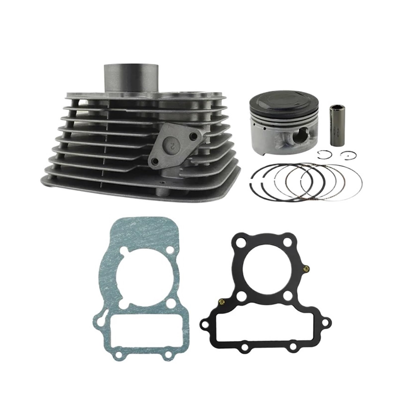 49-mm-Luftzylinderblock- und Kolbensatz for Motorräder vorne oder hinten und Kopfdichtungssatz for XV250 XV 250(Rear Cylinder KIt) von LSDFWEAS