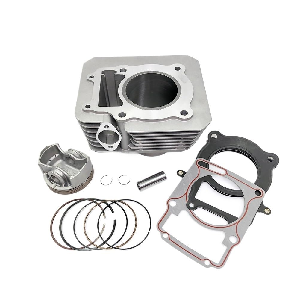 Motorrad 74MM Luftgekühlter Zylindersatz Kolbenring und Dichtungssatz for ZS172FMM-3 CB250-F Motor 250CC Verbesserte 300CC(1 Kit) von LSDFWEAS