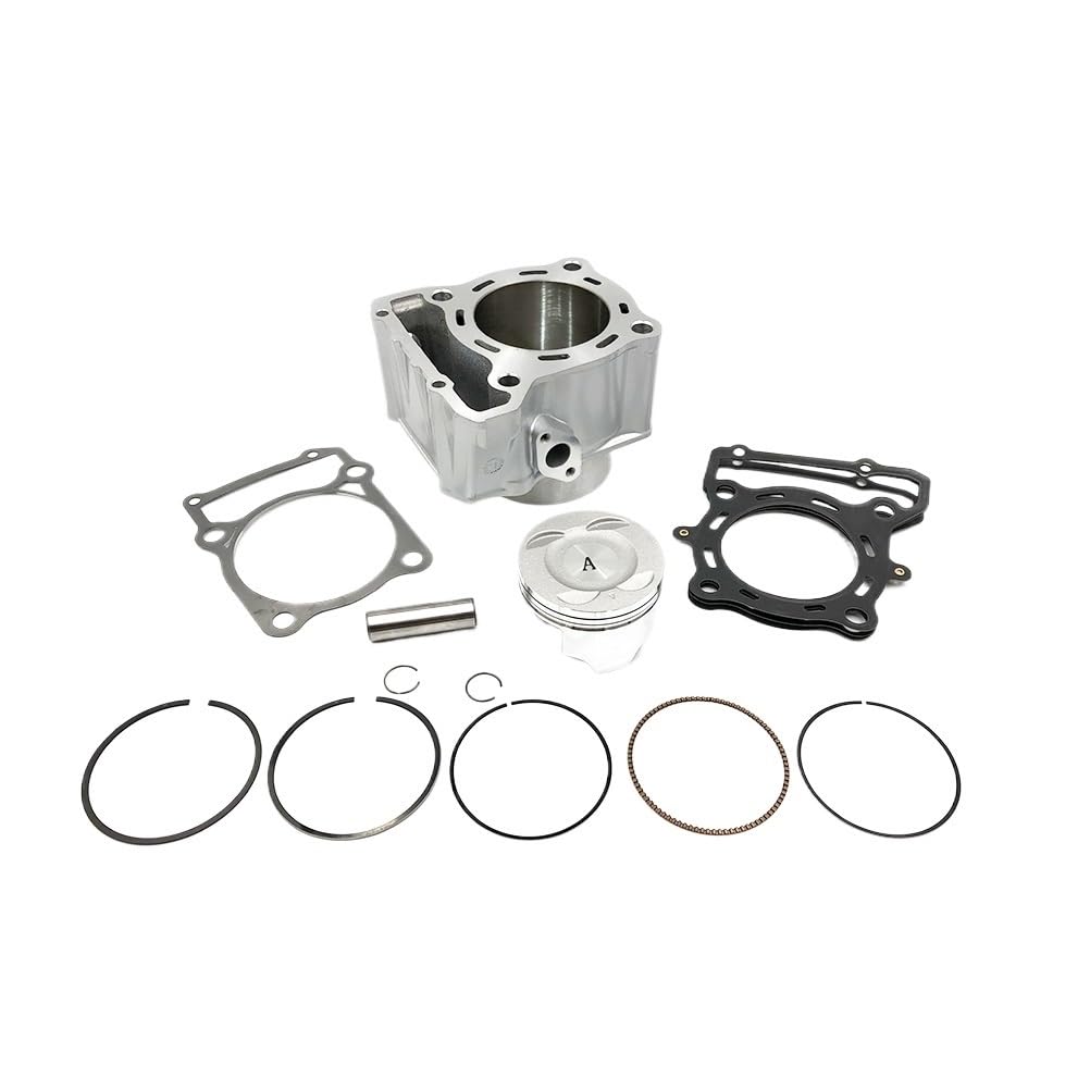 Motorrad Motor Zylinder Kit 78mm Luft Zylinder Block Kolben Ring Kopf Basis Dichtung for KLX300 for Lon/ci.n LX300(1 Kit) von LSDFWEAS