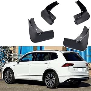 4 Stück Auto-Schmutzfänger für VW Tiguan II Allspace 2016-2020, Vorne und Hinten Wasserdicht Spritzschutz. von LSHGTMM