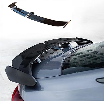 Auto Heckspoiler für Infiniti Q50 (facelift 2017) 2017-, Dachspoiler Flügel Lippe Tuning Styling Zubehör.,Gloss Black von LSHGTMM