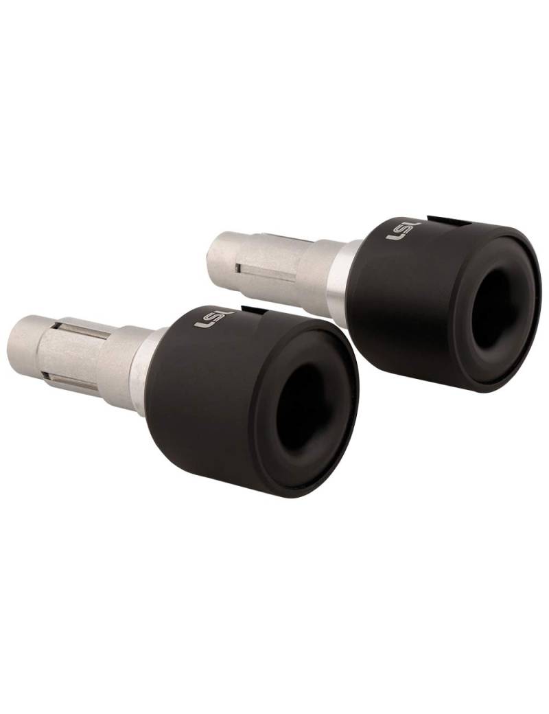 LSL Motorrad Lenkergewichte Nova-RS, Aluminium (2er-Pack) (Schwarz) von LSL