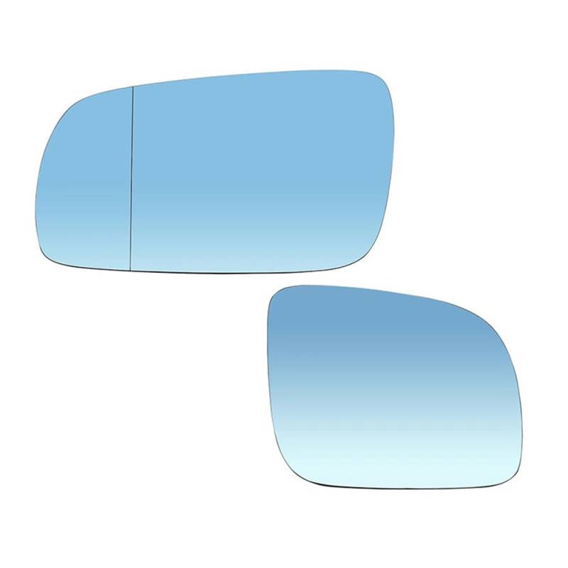 Autospiegelglas Für Bora Jetta MK4 1996-2004, Außenspiegel Beheiztes Auto Seitenspiegelglas Weitwinkelspiegel zubehör,Left-Side von LSMNB
