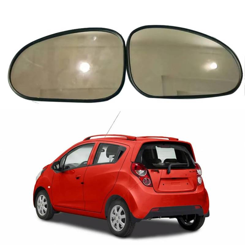 Autospiegelglas Für Citroen Matiz Spark 1998-2010, Außenspiegel Beheiztes Auto Seitenspiegelglas Weitwinkelspiegel zubehör,Right-Side von LSMNB