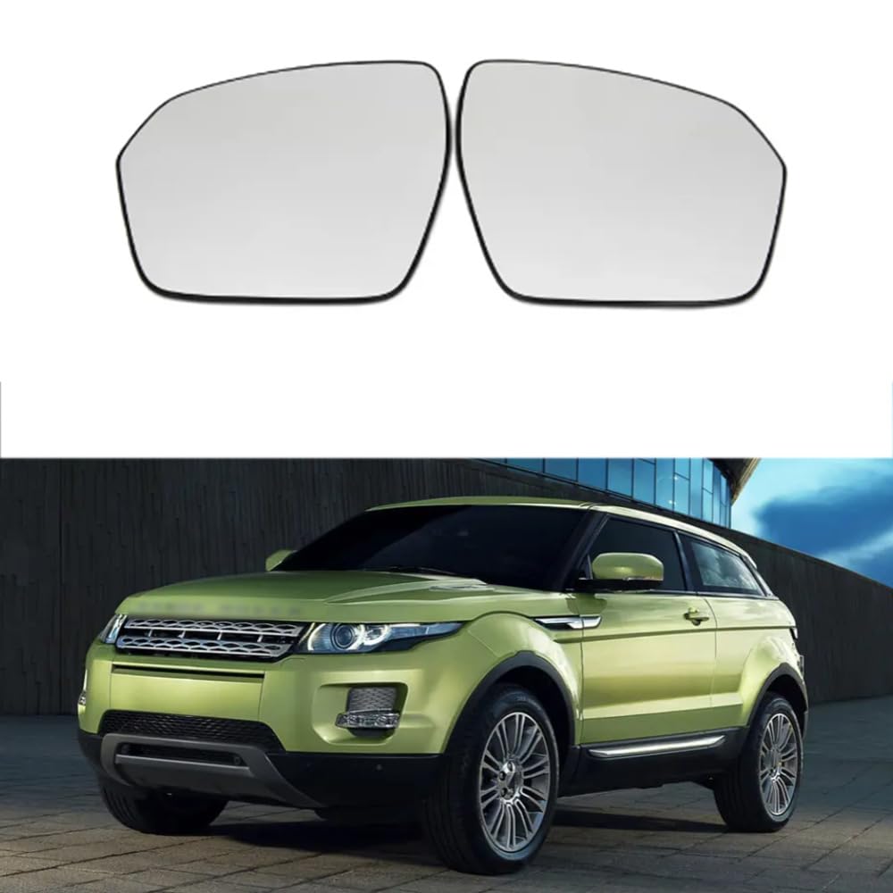 Autospiegelglas Für Land Rover Range Rover Evoque 2011-2014, Außenspiegel Beheiztes Auto Seitenspiegelglas Weitwinkelspiegel zubehör,Left-Side von LSMNB