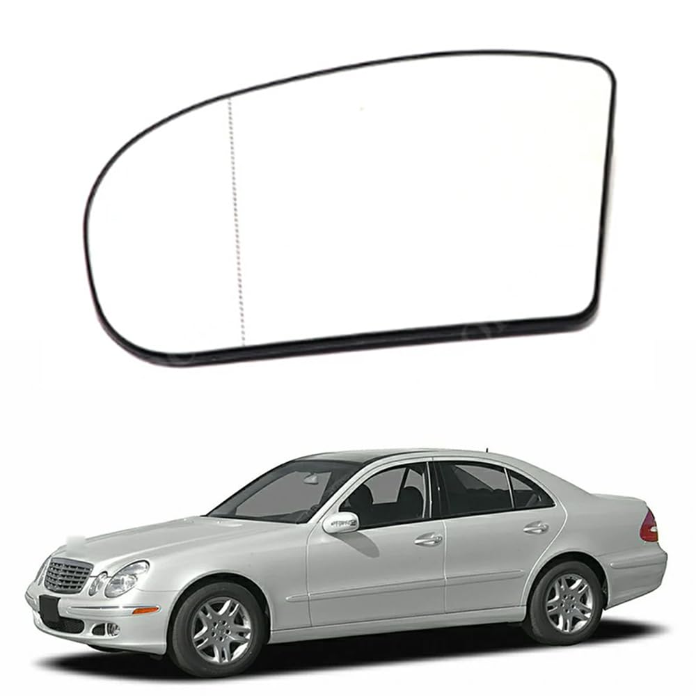Autospiegelglas Für Mercedes-Benz W211 E320 E350 E500 E55 AMG 2003-2006, Außenspiegel Beheiztes Auto Seitenspiegelglas Weitwinkelspiegel zubehör,Right-Side von LSMNB