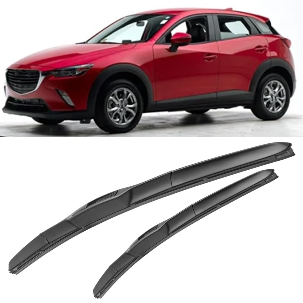 LSMNB Scheibenwischer für Mazda CX-3 2015-2018 22""+18"" Wischblätter klare Sicht Scheibenwischerblätter Autoscheibenwischer Autoteile von LSMNB