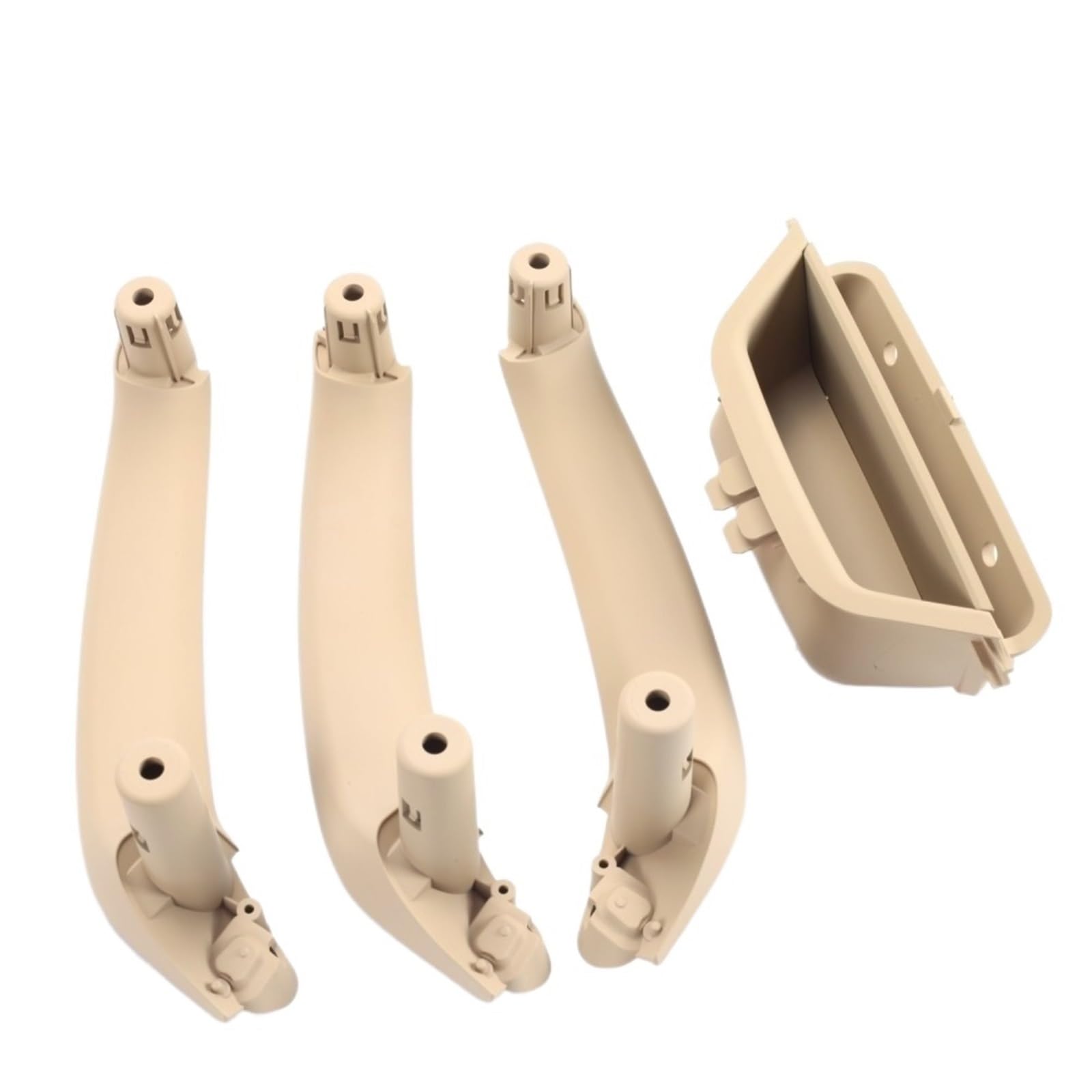 LHD RHD Autotürinnengriff vorne links Zugverkleidung Türinnenverkleidungsgriff 51417250307 Kompatibel mit X3 X4 F25 F26 2010-2016(RHD 4PCS Beige) von LSMZCX