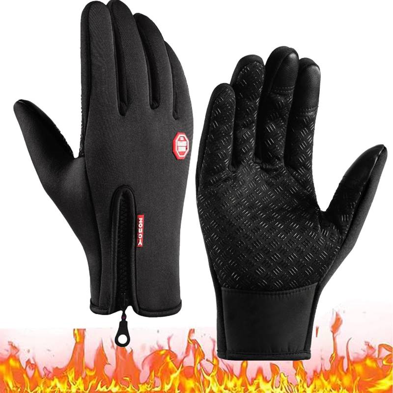 LSNTUU Freezer Thermo Handschuhe, Freezer Thermo-handschuhe, Freezer Pro Handschuhe,Wind & Wasserdichte Wärmehandschuhe Mit Wasserabweisender Beschichtung Und Touchscreen-Funktion (M,C) von LSNTUU