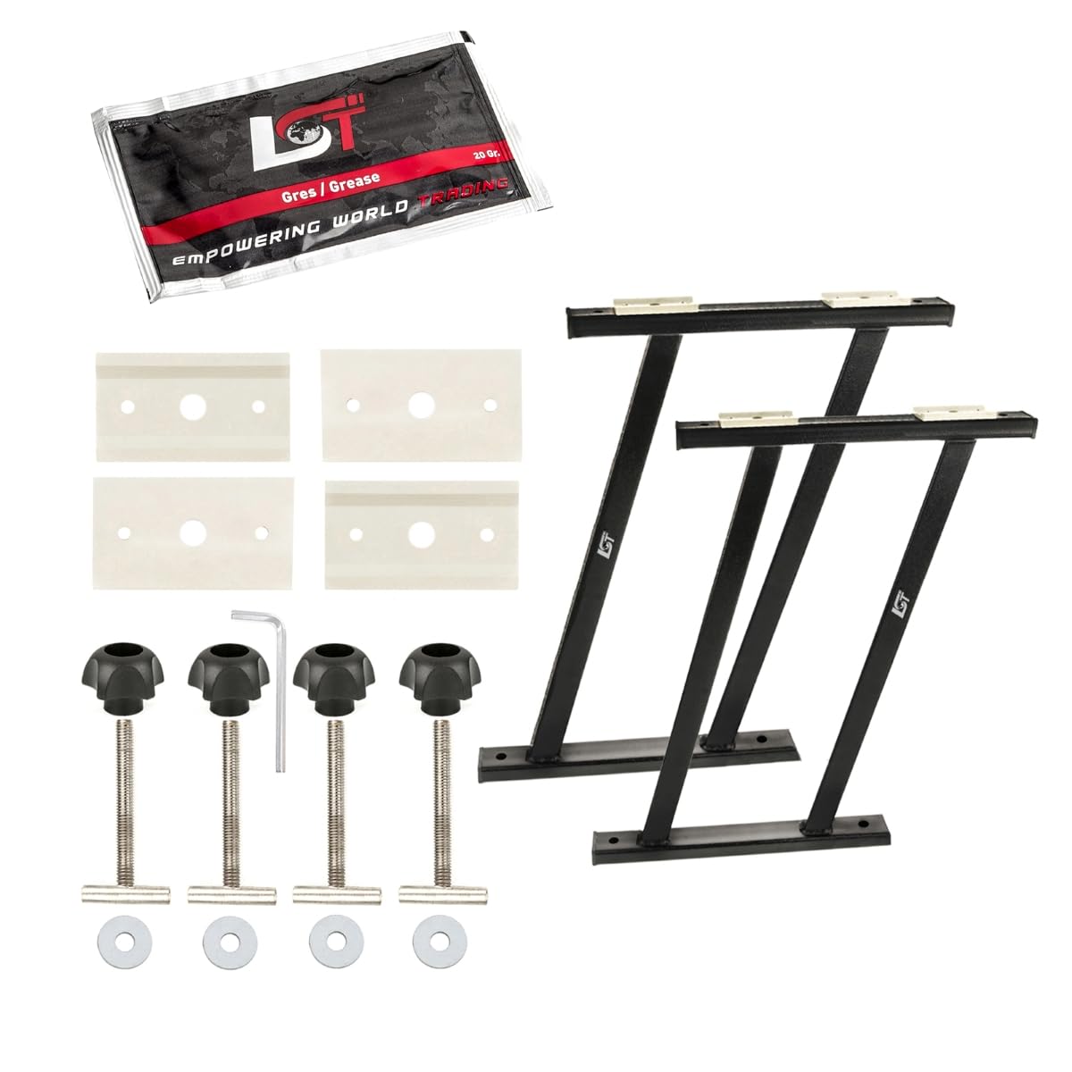 LST 2x Schienen mit Fett für Unterlage Schrauben Muflexboard W639 W447 von LST