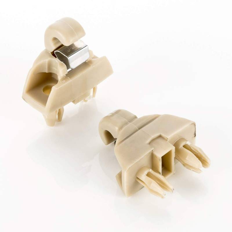 LST 2x Sonnenblendenhalter Sonnenblenden Halterung Halter Clips beige POLO 6R von LST