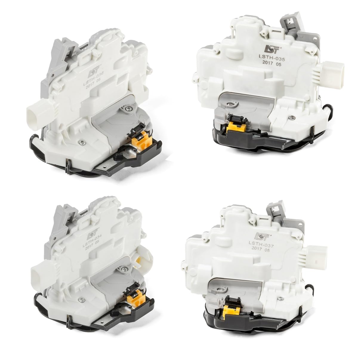 LST 4x Stellmotor Türschloss Zentralverriegelung vorne hinten links rechts Set kompatibel mit Audi A3 8PA A4 8E B7 A6 4F C6 Seat Exeo 3R von LST