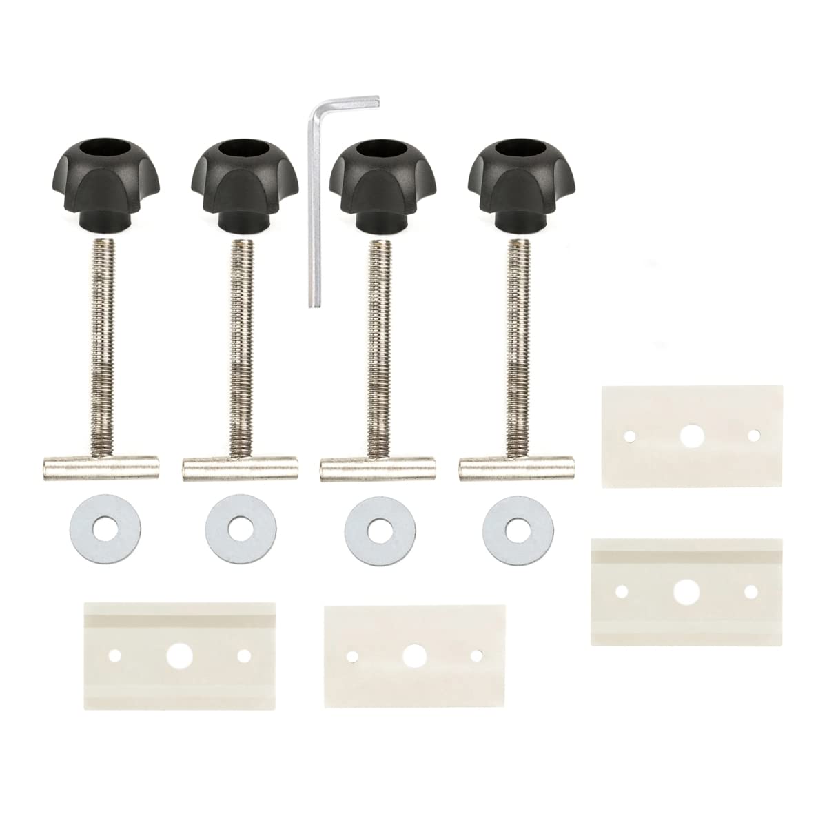 LST Profilschienen Gleiter 70 mm Schrauben Set Flexboard W639 W447 von LST