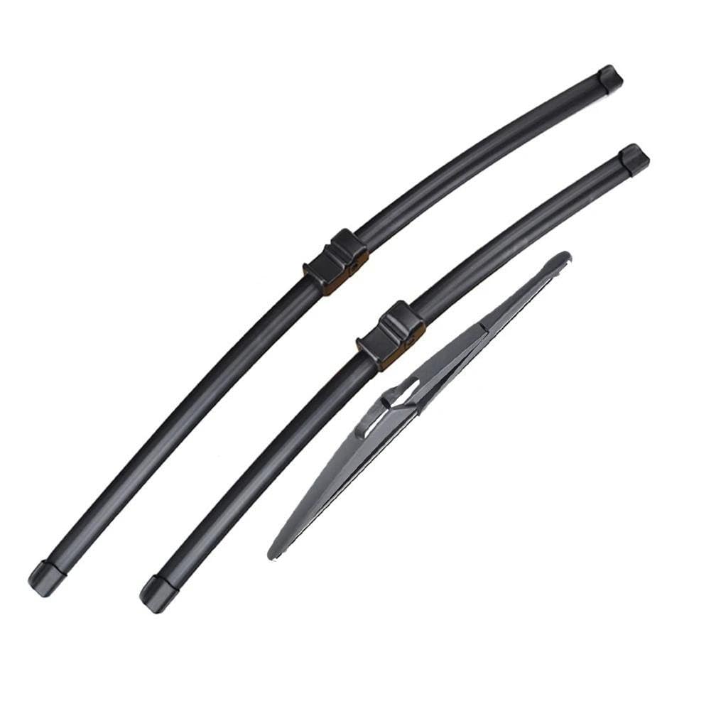 LSYSND Auto Scheibenwischer LHD Vorne Heck Wischerblätter Set Windschutzscheibe Fensterbürsten 26"19"12", Für Citroen C5 Kombi 2004-2007 von LSYSND