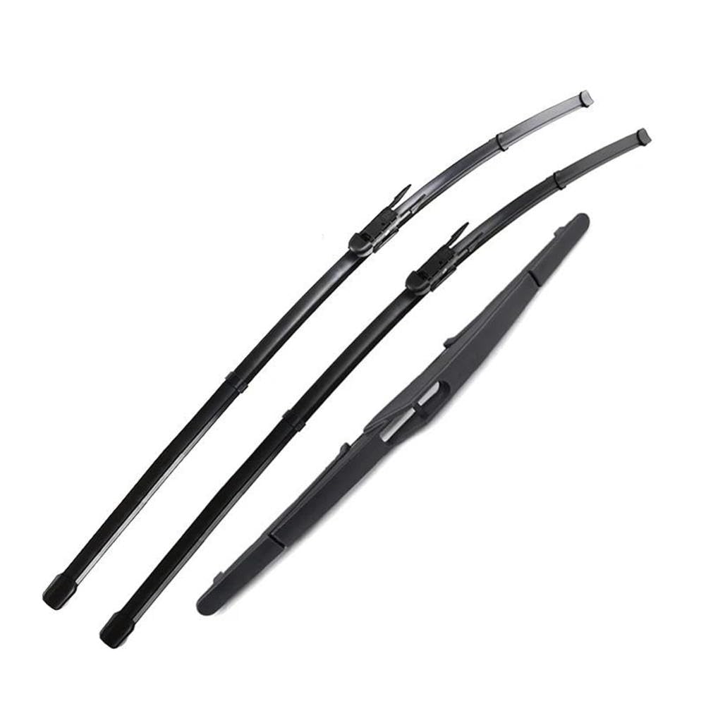 LSYSND Auto Scheibenwischer Vorne Heck Wischerblätter Set Windschutzscheibe 28"+24"+12", Für Citroen C4 MK1 Schrägheck 5 Türer 2004-2010 von LSYSND