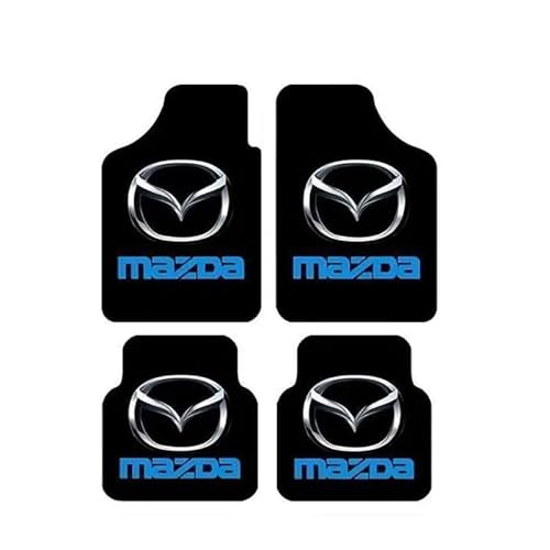 Auto Fussmatten,für Mazda CX-5 2 (II) KF I 2017-2024 Teppich Matten Vorne Hinten wasserdichte rutschfeste Fußpolster Schutz Teppich Innenzubehör von LSYZGRBC