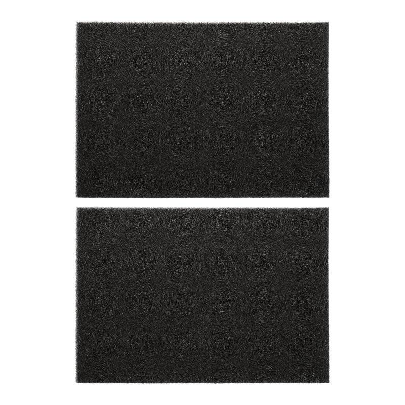 LT Easiyl 2 x schwarze Luftfilter-Pads, Luftfilter, Schaumstoff, Schaumstoff, Schaumstoff-Filtermatte, 30 x 21 x 1 cm, Luftfilter, Schaumstoff-Pad für Auto, Motorrad, Motor von LT Easiyl