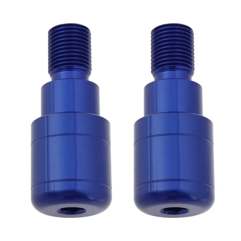 LT Easiyl 2 Stück Motorrad Lenkerenden M16 x 28 mm Motorrad Lenkerstecker Kompatibel mit Yamaha MT01 MT-01 MT03 MT-03 MT07 MT-07 MT09, Blau von LT Easiyl