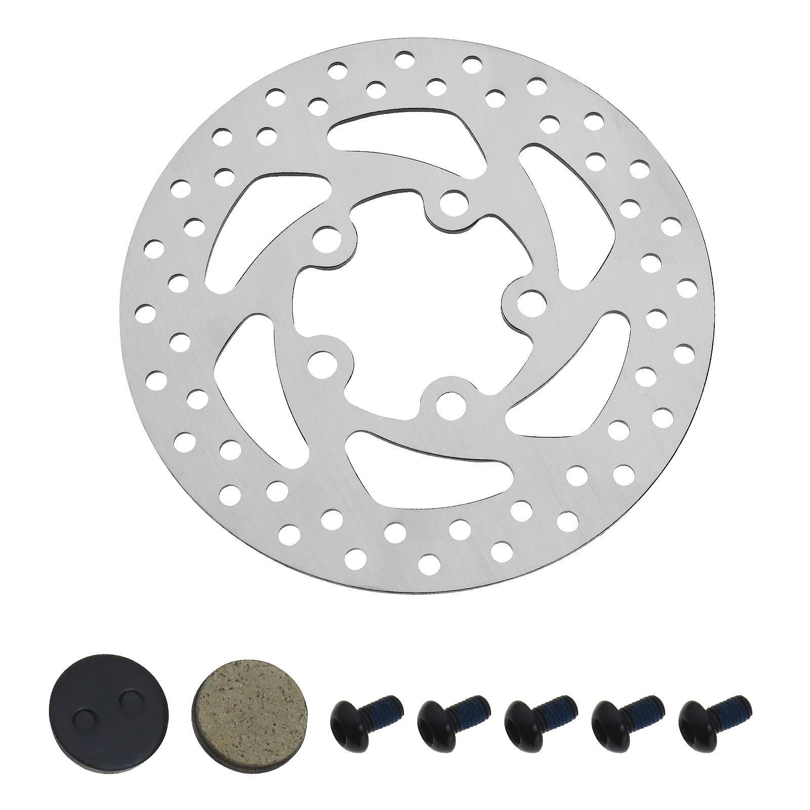 LT Easiyl Bremsscheibe Kompatibel mit Xiaomi M365/1S Elektroroller Ersatzteile Zubehör Edelstahl 110mm Fahrrad Bremsscheiben Teile von LT Easiyl