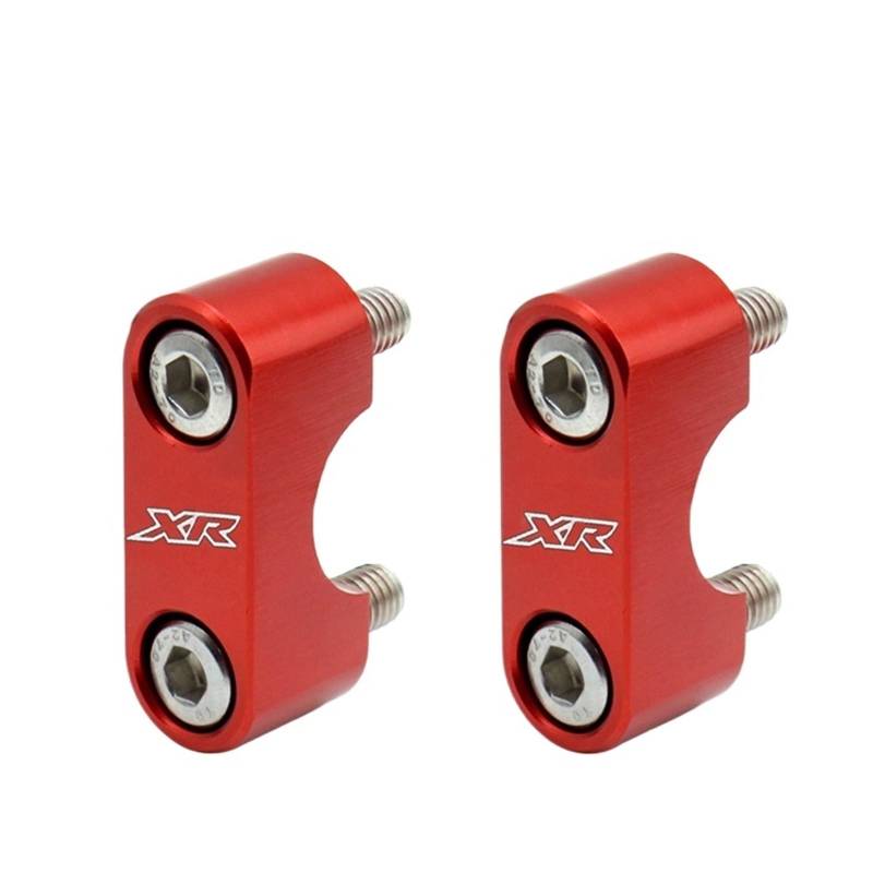 LTADX Abdeckung for Motorrad-Lenkererhöhungsklemme, Abdeckung for Lenkerklemme, kompatibel mit XR650R/L XR250L/R XR230R XR400R XR600R XR 230/250/400(Red) von LTADX