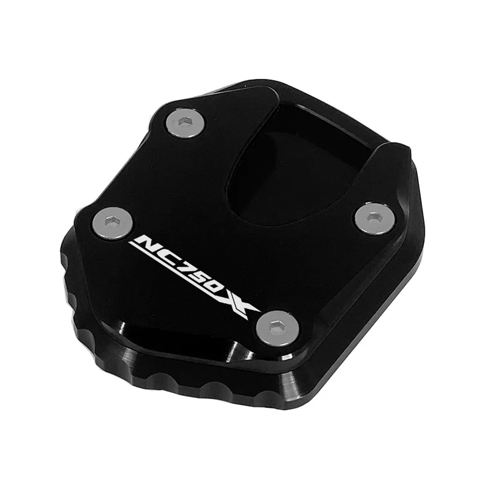 LTADX Kompatibel mit NC750X NC 750X NC750 X/DCT 2021 2022 2023 Motorrad-Fuß-Seitenständer Pad Kickstand Vergrößerung Platte Unterstützung Verlängerung (NC750X Schwarz) von LTADX