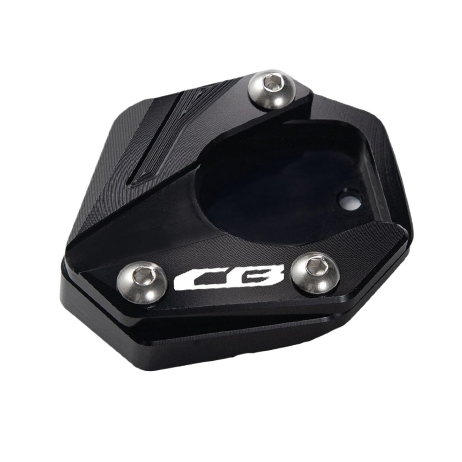 LTADX Motorrad CNC Aluminium Legierung Halterung Fuß Seite Halterung Vergrößerte Pad Kompatibel Mit CBR500R CB500X CB500F 2013-2022(Black) von LTADX