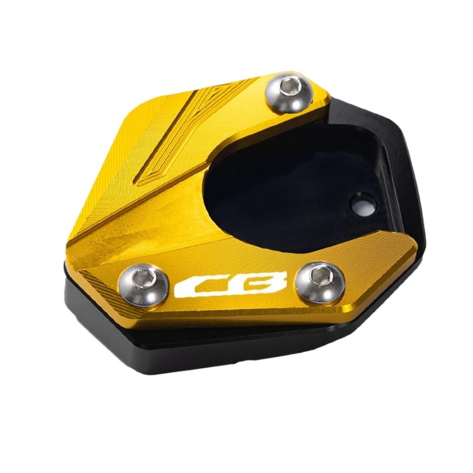 LTADX Motorrad CNC Aluminium Legierung Halterung Fuß Seite Halterung Vergrößerte Pad Kompatibel Mit CBR500R CB500X CB500F 2013-2022(Gold) von LTADX